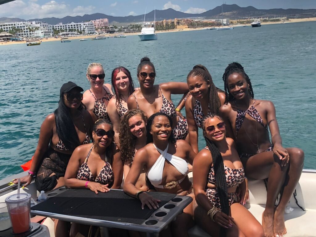 Bachelorette party on a private yacht in Cabo San Lucas