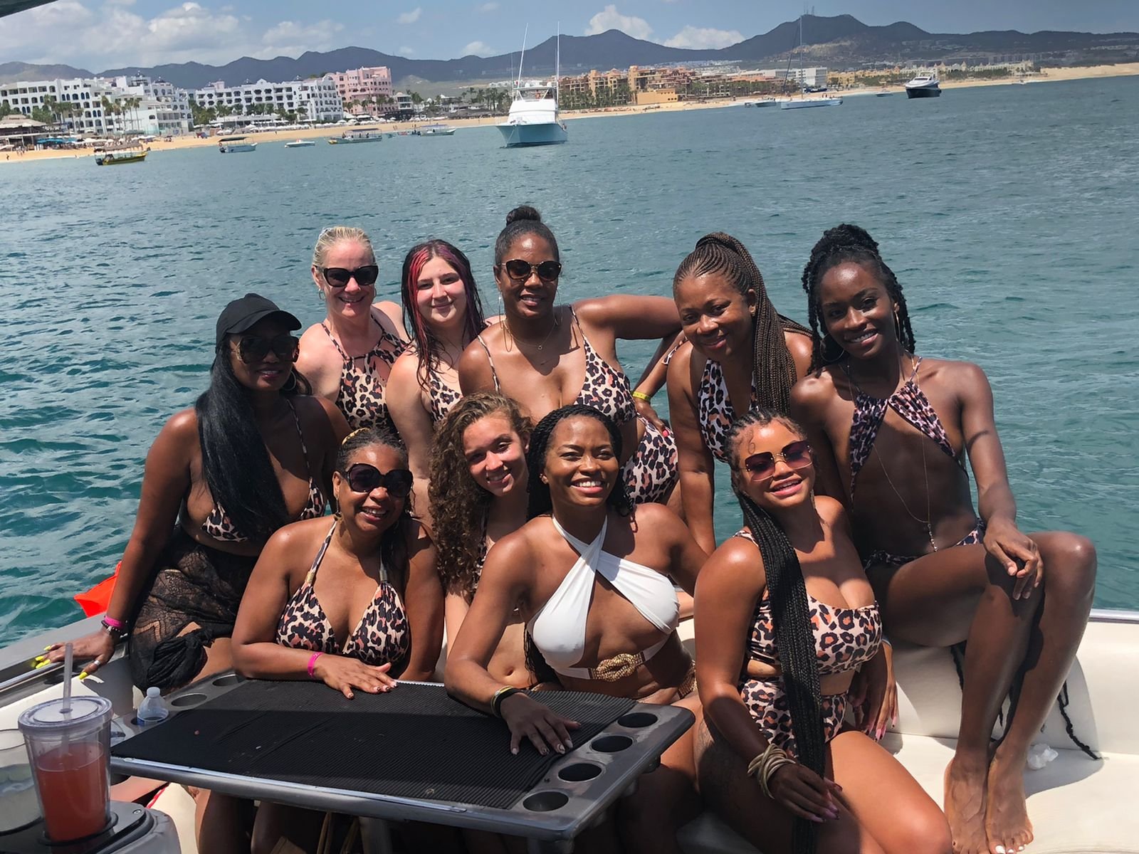 Bachelorette party on a private yacht in Cabo San Lucas