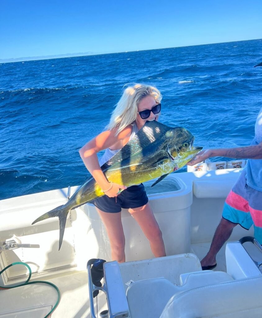 Dorado (mahi-mahi) caught on a Cabo fishing charter