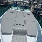 Sun deck on a private yacht charter in Cabo San Lucas